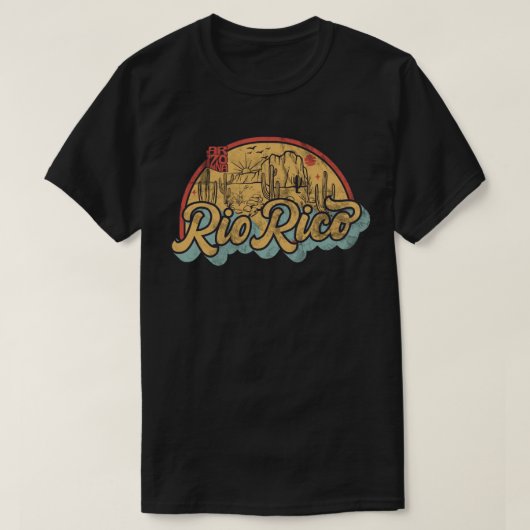リオ・リコ、アリゾナ州 Tシャツ (デザイン正面)