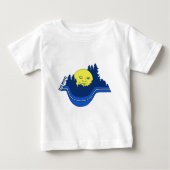 リオNidoロゴ ベビーTシャツ (正面)