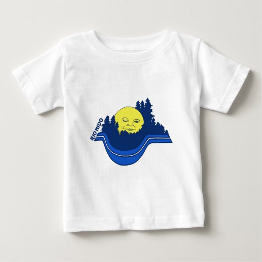 リオNidoロゴ ベビーTシャツ (正面)