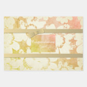 リカスタムボンすべての行事フローラの折り返し ラッピングペーパーシート (正面2)