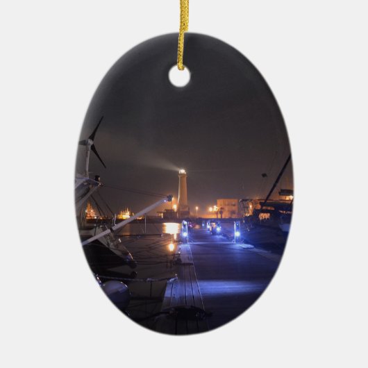 リカタの灯台。 セラミックオーナメント (正面)