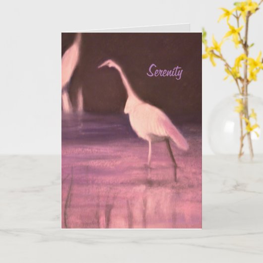 リカバリの「静寂」 カード (黄色い花)