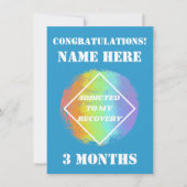 リカバリカスタマイズに使用される名前/マイルストーン シーズンカード (正面)