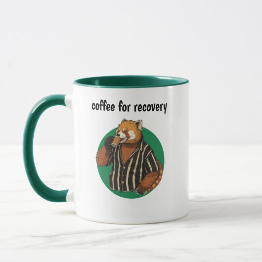 リカバリーのためのコーヒー マグカップ (左)