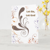 リカバリー・アニバーサリー　レッツ・ゴー　レッツ・ゴッド　スワールズ カード (黄色い花)