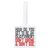 リカバリー・ベテランジョーク キューブオーナメント (正面)