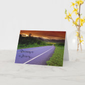 リカバリ記念日カード カード (黄色い花)