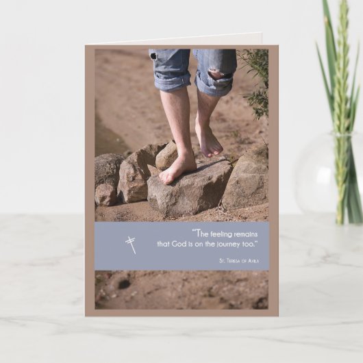 リカバリ誕生日のジャーニー・サポート カード (正面)