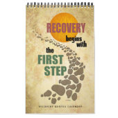 リカバリ·引用文、ス感動的ローガン、12ステップ カレンダー (カバー)