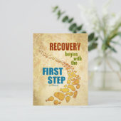 リカバリ、最初のステップ（12ステップ、リカバリ） ポストカード (スタンド正面)