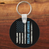 リカバリS – 壮麗な記念日ソバーオウムNa キーホルダー (正面)