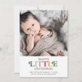 リカラフルトルメリークリスマスポートレート誕生 シーズンカード (正面)