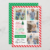 リカラフルトルメリークリスマス4写真 シーズンカード (正面/裏面)