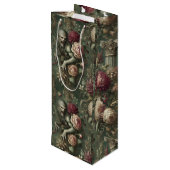 リカンスロピックバーダント – ゴシックフローラデザイン ワインギフトバッグ (裏面アングル)