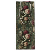 リカンスロピックバーダント – ゴシックフローラデザイン ワインギフトバッグ (裏面)