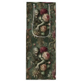 リカンスロピックバーダント – ゴシックフローラデザイン ワインギフトバッグ (正面)