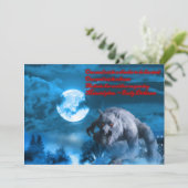 リカンハローウィンパーティの招待 招待状 (スタンド正面)