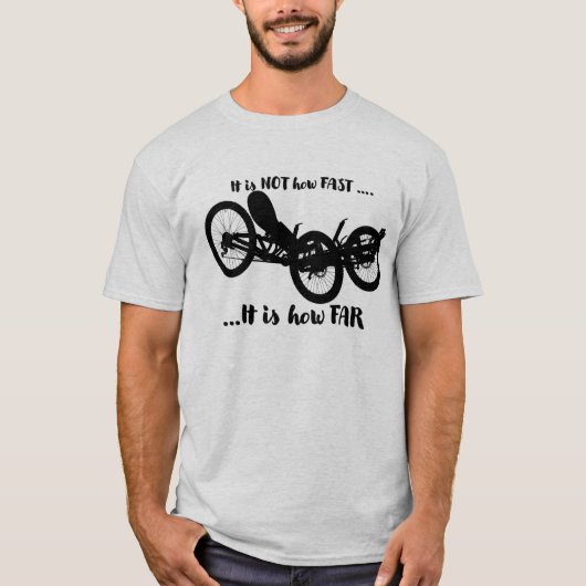 リカンベントサイクリング Tシャツ (正面)