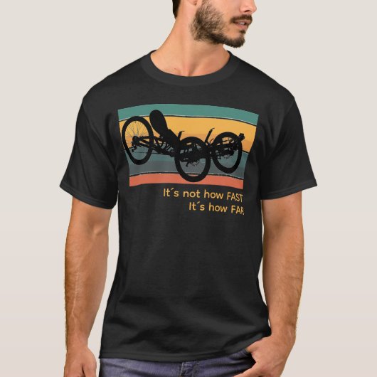 リカンベントバイクに乗ろう! Tシャツ (正面)