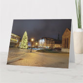 リガのクリスマスツリーとドームスクエア カード (裏面)