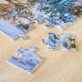 リガのクリスマスツリーとブラックヘッズハウス ジグソーパズル (側面)