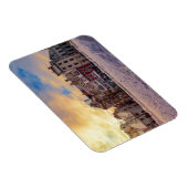 リガの夕暮れ通り マグネット (右側)