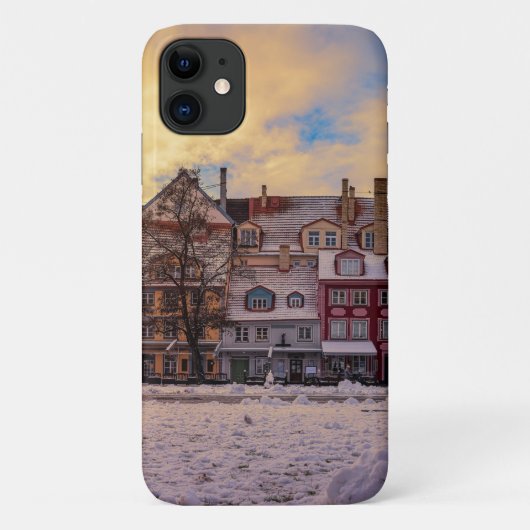 リガの夕暮れ通り Case-Mate iPhoneケース (裏面)