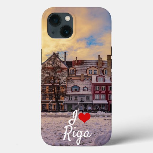 リガの夕暮れ通り Case-Mate iPhoneケース (裏面)