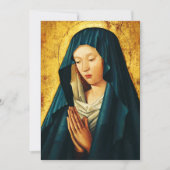 リガの聖母祈祷 招待状 (正面)