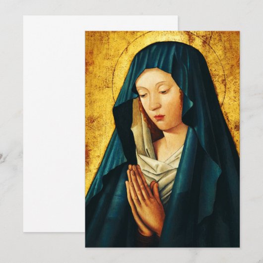 リガの聖母祈祷 招待状 (正面/裏面)