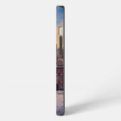 リガの街の上のサンセット iPhoneケース (左側面)