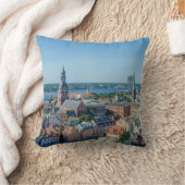 リガシティセンターの上からの眺め クッション (ブランケット)