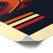 リガシティ,ラトビアのバルト文化ヴィンテージギフト ポスター (角)