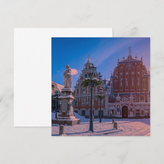 リガタウンホールスクエア冬 (正面/裏面)