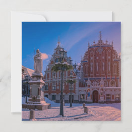 リガタウンホールスクエア冬