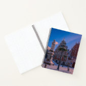 リガタウンホールスクエア冬 ノートブック (内部)