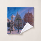 リガタウンホールスクエア冬 バスタオルセット (ウォッシュタオル)