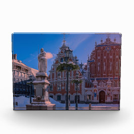 リガタウンホールスクエア冬 フォトブロック