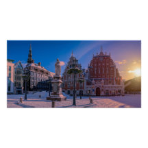 リガタウンホールスクエア冬