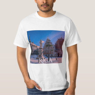 リガタウンホールスクエアin winter T-Shirt Tシャツ