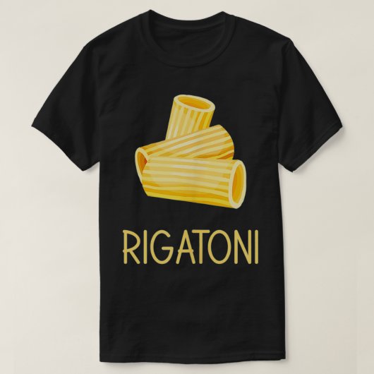 リガトーニイタリアン食品リガトーニ Tシャツ (デザイン正面)