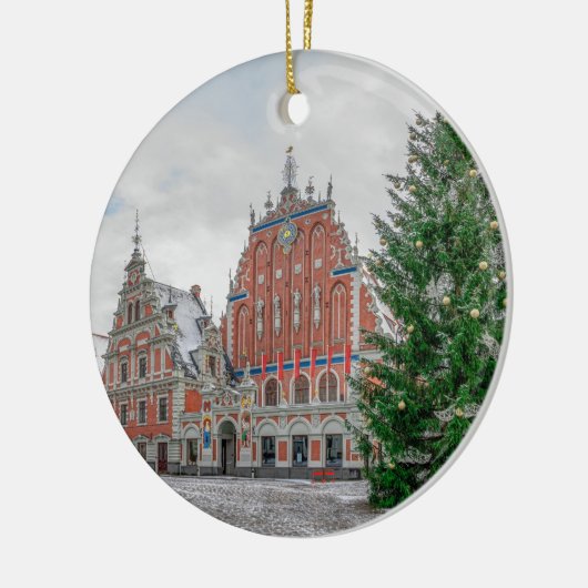 リガラトビアのクリスマスセラミックツリーの装飾 セラミックオーナメント (左)