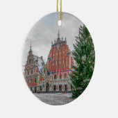 リガラトビアのクリスマス セラミックオーナメント (右)