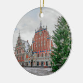 リガラトビアのクリスマス セラミックオーナメント (左)