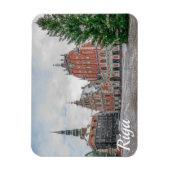 リガラトビア磁石のクリスマス マグネット (縦)