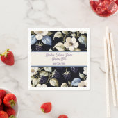 リガル エレガンス ブラックベリー & ブルームス スタンダードカクテルナプキン (インサイチュ)