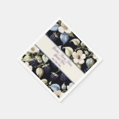 リガル エレガンス ブラックベリー & ブルームス スタンダードカクテルナプキン (角)