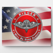 リガーアーミー退役軍人 フォトプラーク (正面)