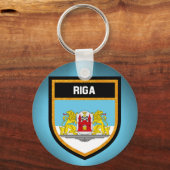 リガ国旗 キーホルダー (正面)