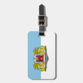 リガ国旗、ラトビアのラゲッジタグ ラゲッジタグ (正面縦)